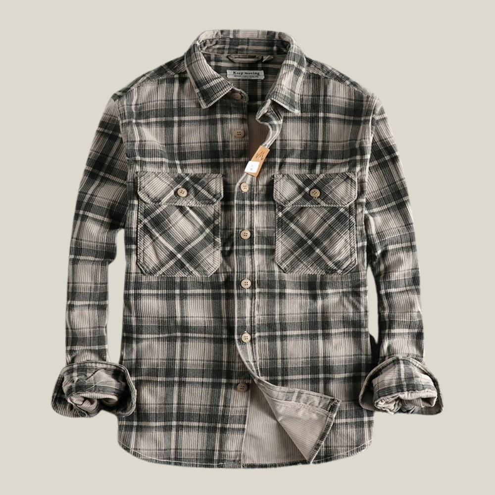 Oakern Timber Ridge Corduroy Flannel Shirt