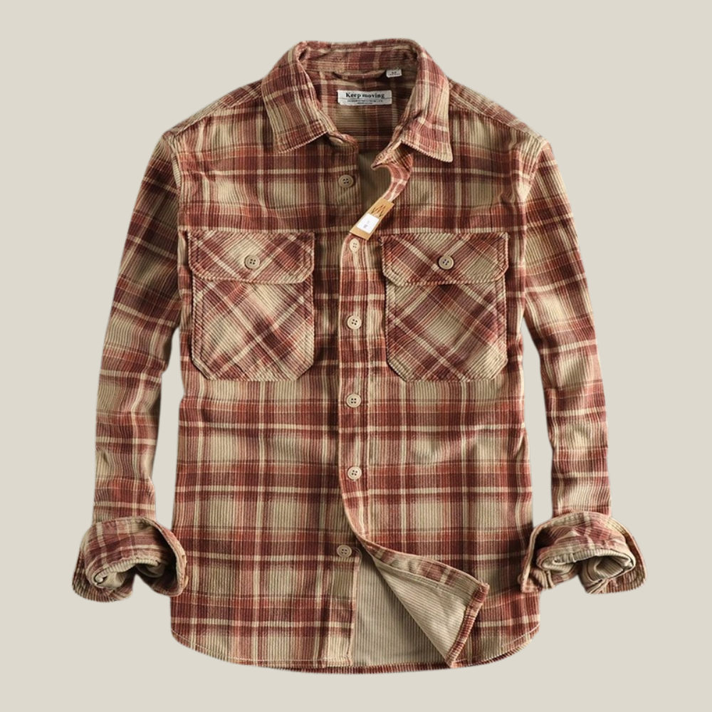 Oakern Timber Ridge Corduroy Flannel Shirt