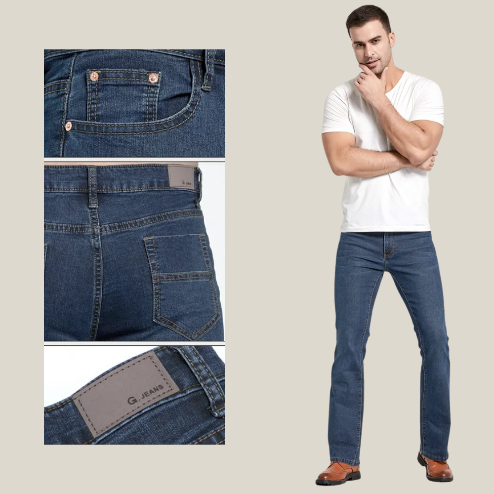 Oakern Stretch Denim Jeans Pants