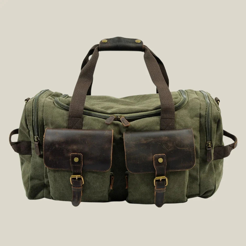 Oakern Expedition Duffel – Vintage Canvas Travel Bag