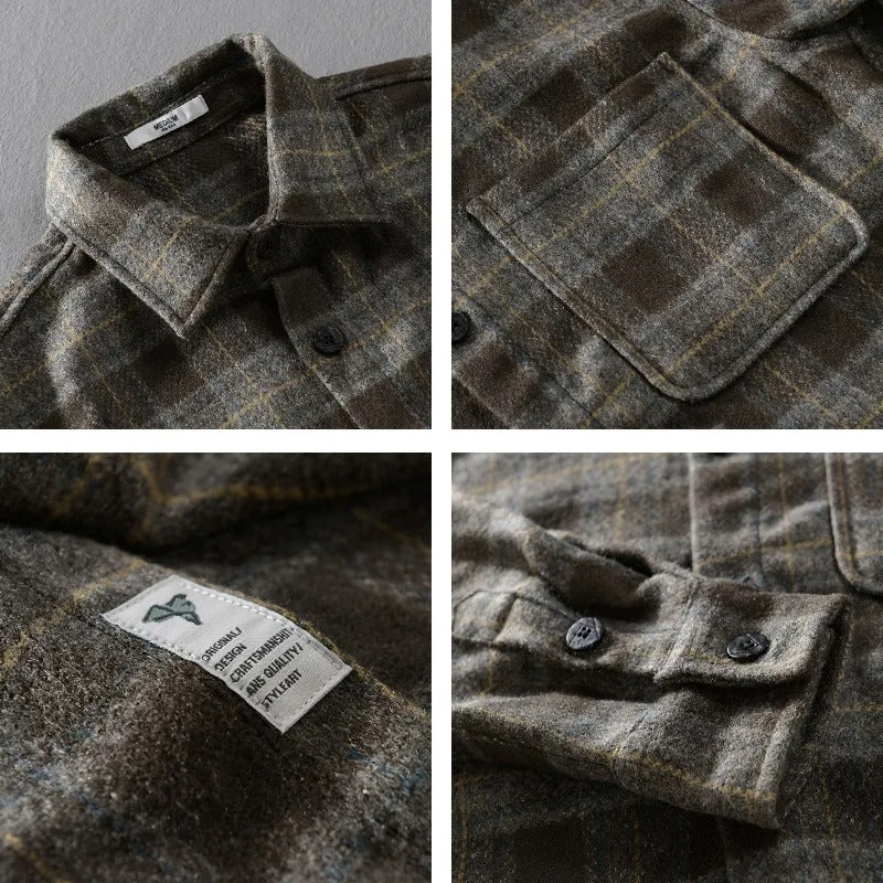 Oakern Ironwood Heavyweight Flannel Shirt