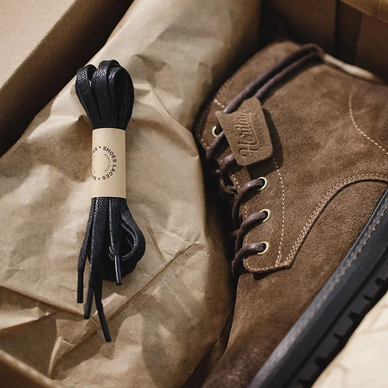 Oakern Combat Suede Leather Boots