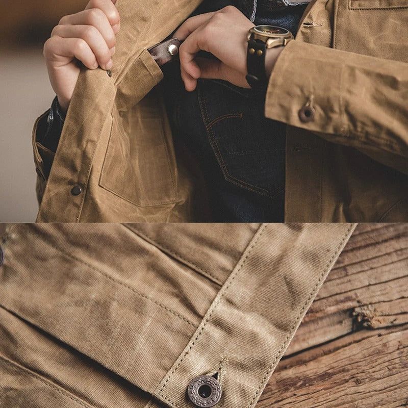 Vintage Waxed Canvas Jacket - Oakern