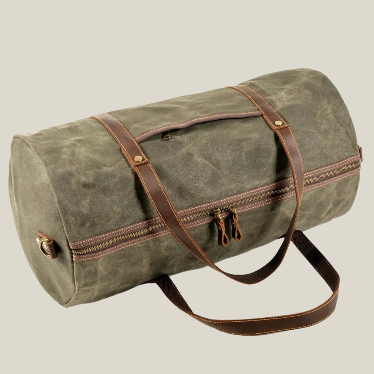 Oakern Expedition Weekender – Waxed Canvas Duffel Bag