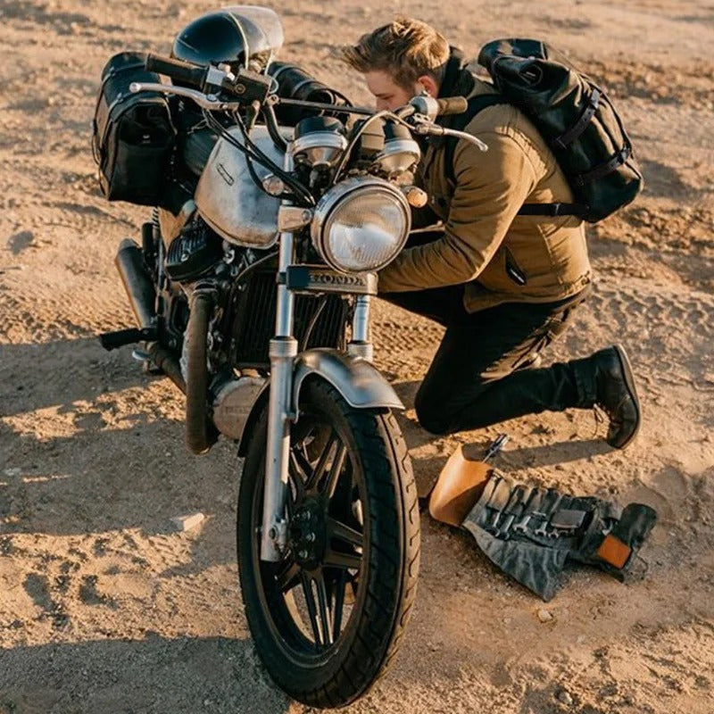 Oakern Venture Rolltop – Waxed Canvas Backpack