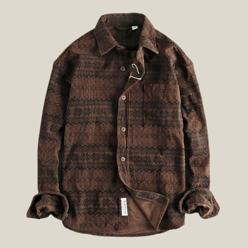 Oakern Frontier Patterned Cotton Shirt